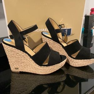 Black Micheal Kors Wedge